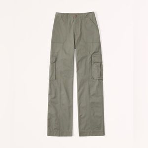 Abercrombie & Fitch Relaxed Cargo Pant - Olive Green